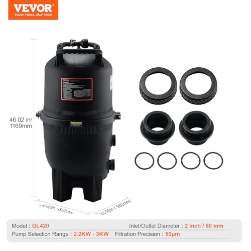 2026 Pro Cartridge Pool Filter Tank & Element for Above Ground & Inground Pools