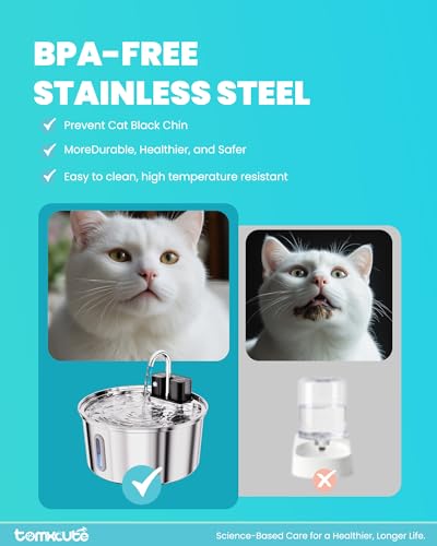 Cat Water Fountain Stainless Steel
