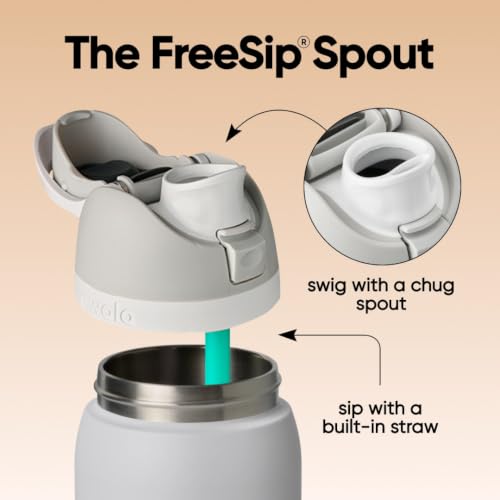 FreeSip Stainless Steel Water Bottle 32 oz Boneyard