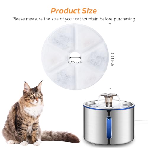 Cat Water Fountain Filters (6 Count)