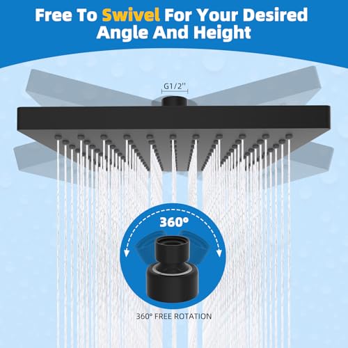 cUPC Certified Thickness Metal 8'' Rain Shower Head
