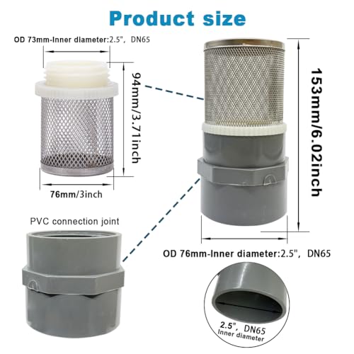 2.5 inch Stainless Steel Filter DN65