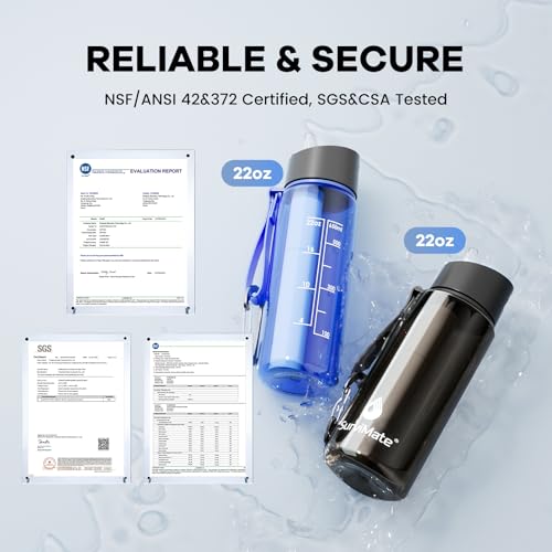 Purified Water Bottle for Camping (2 Count)