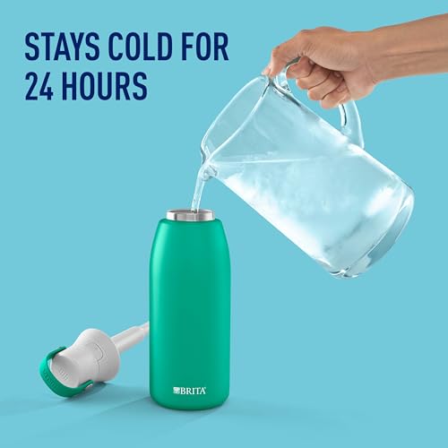 Insulated Filtered Water Bottle with Straw