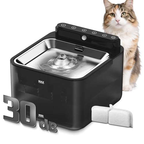 Wireless Cat Water Fountain Battery Operated