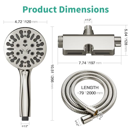 Filtered Shower Head with Handheld Combo