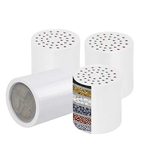 15 Stage Replacement Cartridge Universal High Output Shower Filter with VC (4 Count)