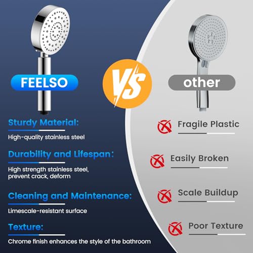 Filtered Shower Head with Handheld