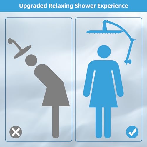 All Metal 12'' Rain Shower Head