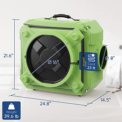 HEPA Air Scrubber with 3 Stage Filtration