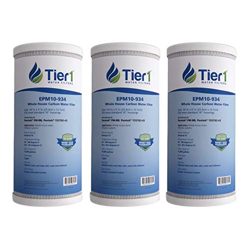10 Micron 4.5" × 10" Carbon Block Water Filter (3 Count)