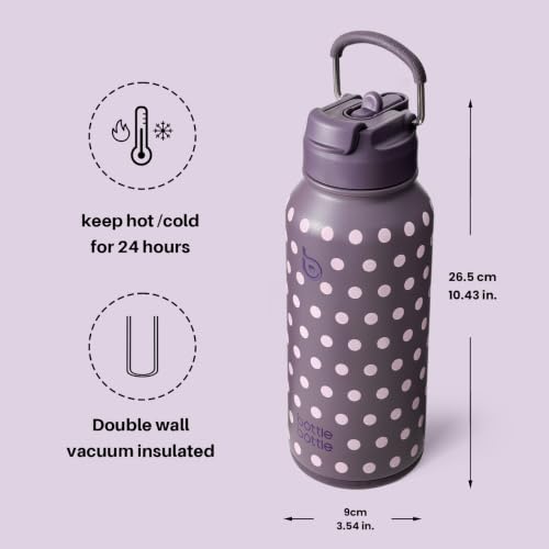 32oz Insulated Water Bottle with Pill Box