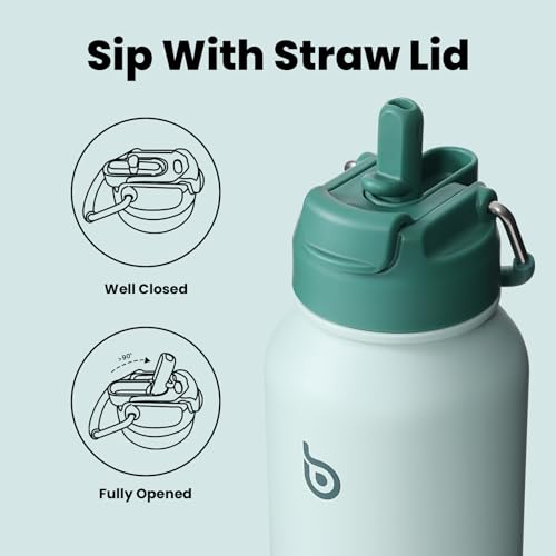32oz Insulated Water Bottle with Pill Box