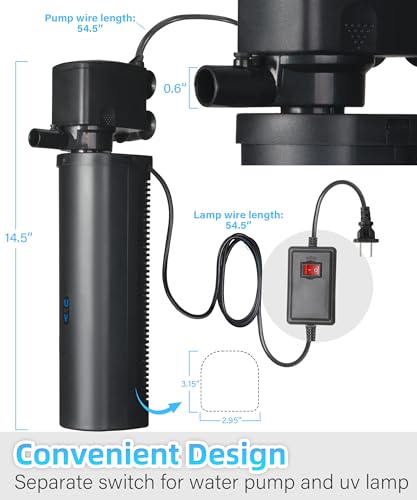 Aquarium Filter with 9W U
