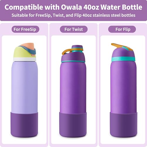 Silicone Water Bottle Boot for Owala 40 oz