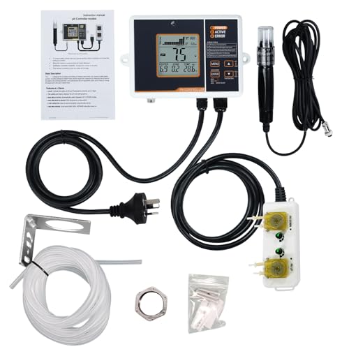pH Controller with Dual Relay Output & Dosing Pump