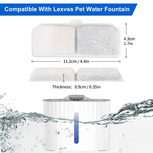 12 PACK Cat Water Fountain Filters (12 Count)