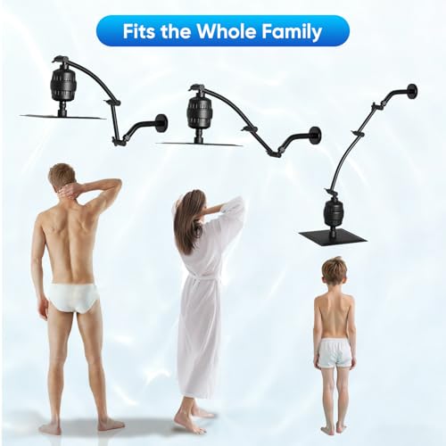 12 Inch Rain Shower Head with 16 Inch Extension Arm for Hard Water