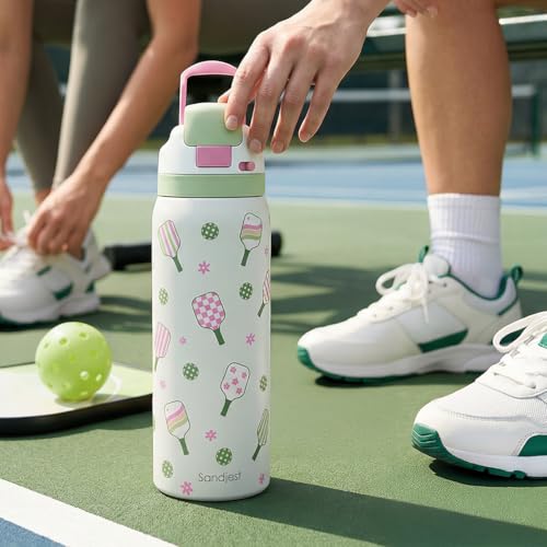 Pickleball Stainless Steel Water Bottle