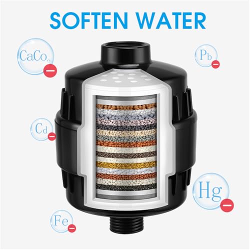 20 Stage Shower Filter Universal with Replaceable Water Filter
