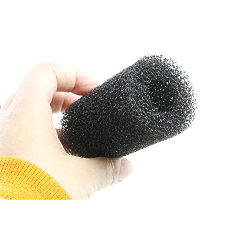 12-Pack Pre-Filter Sponge for Aquarium Shrimp Fry Fish Tank Filter 0.8 Inch Intake, Replacement Foam Cover (12 Count)