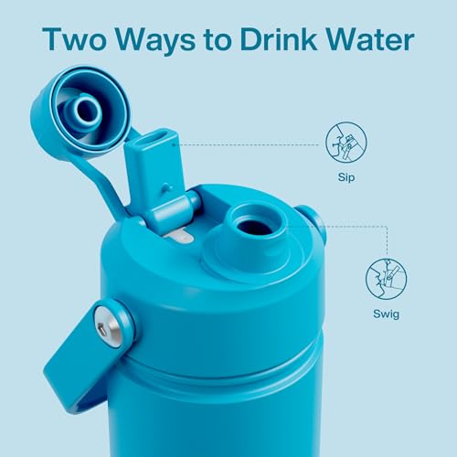 Kids Insulated Water Bottle with Straw