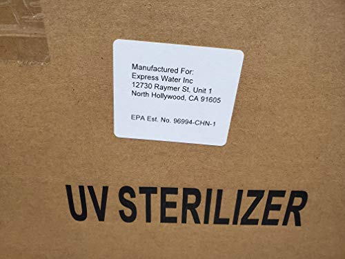 Ultraviolet UV Light Bulb Housing with