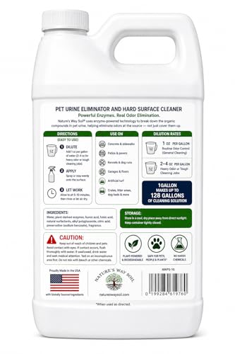 Pet Urine Odor Eliminator Spray (128 Fl Oz)