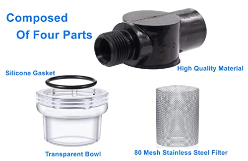 Twist On Pipe Water Pump Strainer (2 Count)