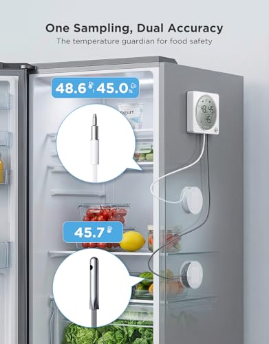 2.0 WiFi Refrigerator Thermometer Dual Probes
