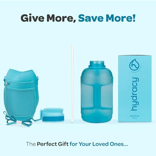 Motivational Water Bottle with Time Marker and Straw Lid 78 oz