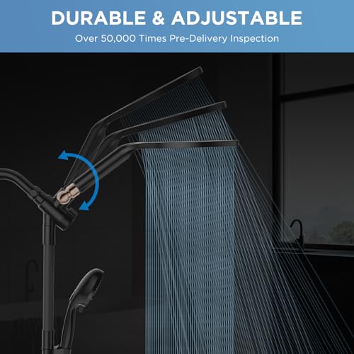 Dual Handheld Shower Head Combo