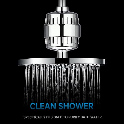 20 Stage Shower Filter Universal with Replaceable Water Filter