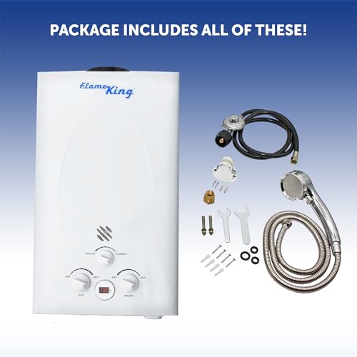 Portable Tankless Water Heater Propane Gas 10L 2.64 GPM at 68