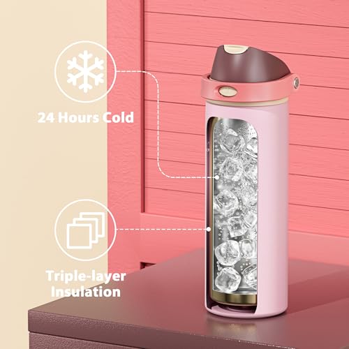 24 oz Insulated Water Bottle for Sports