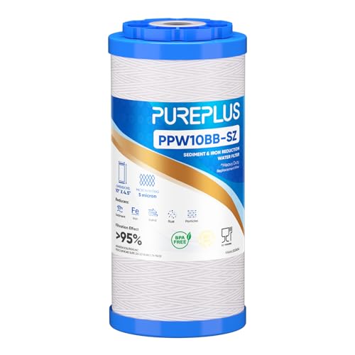10"×4.5" String Wound Sediment Filter Compound With Iron Reducing Filter