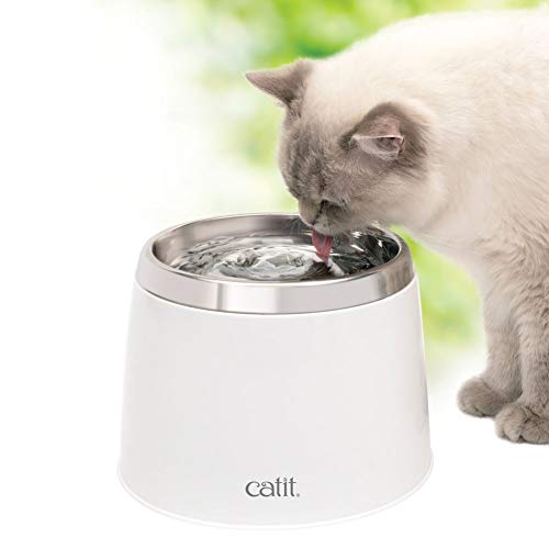 Fresh & Clear Stainless Steel Cat Water Fountain