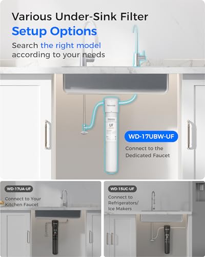 17UBW UF 0.01 μm Ultra Filtration Under Sink Water Filter System