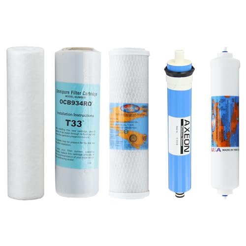 iSpring RTW5 Compatible Reverse Osmosis Water Filter Replacement Kit 1