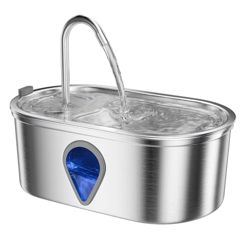 Cat Water Fountain Stainless Steel (67.99 Fl Oz)
