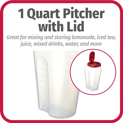 1 Quart Bottle with Snap Lock Easy