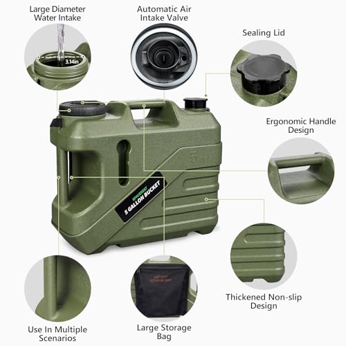 Portable Shower for Camping with Integrated Design