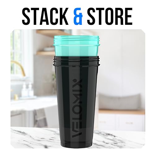 2 Pack 28oz Protein Shaker Bottle (2 Count)