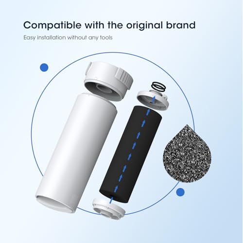 XWFE (Built-in CHIP) Refrigerator Water Filter Pack of 3 (3 Count)