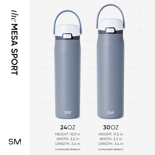 Insulated Sport Water Bottle with Chug Lid