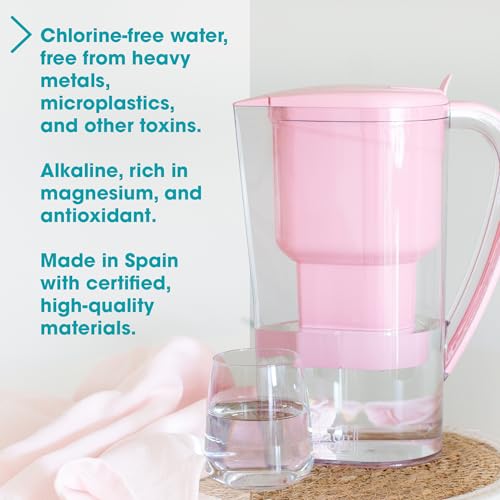 Alkaline Water Filter Pitcher Removes Fluoride