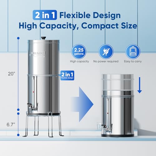 8 Stage Gravity Fed Water Filter System
