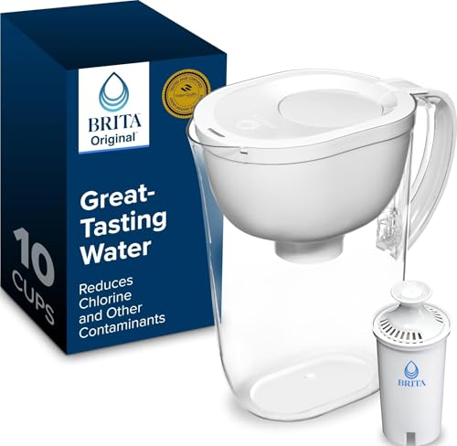 Large 10 Cup Water Filter Pitcher