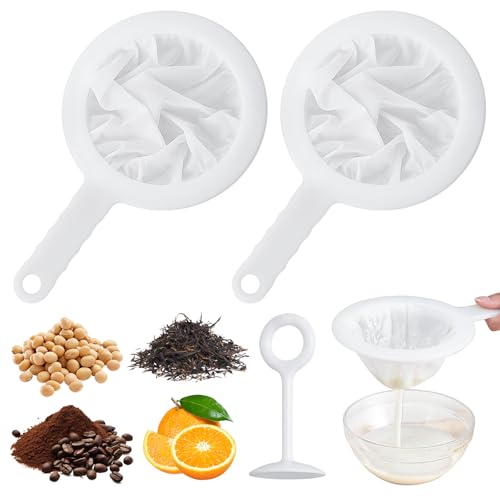 2 Pack Fine Nylon Mesh Strainer