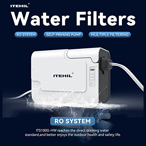 Portable Water Filter with Hybrid and RO Filter